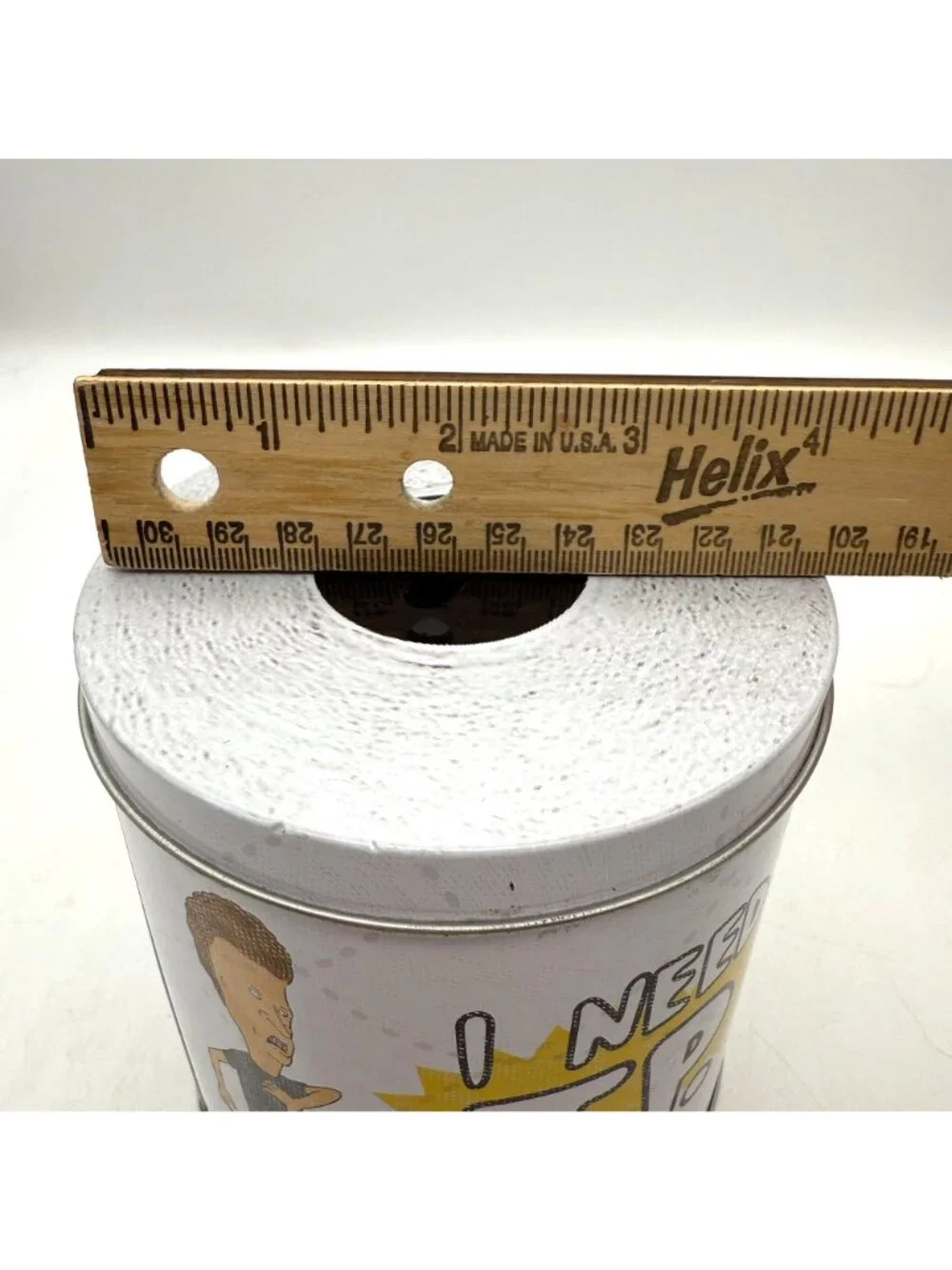 Beavis & Butt-Head Need TP Bunghole Cornholio Coin Bank Metal Tin MTV Mike Judge